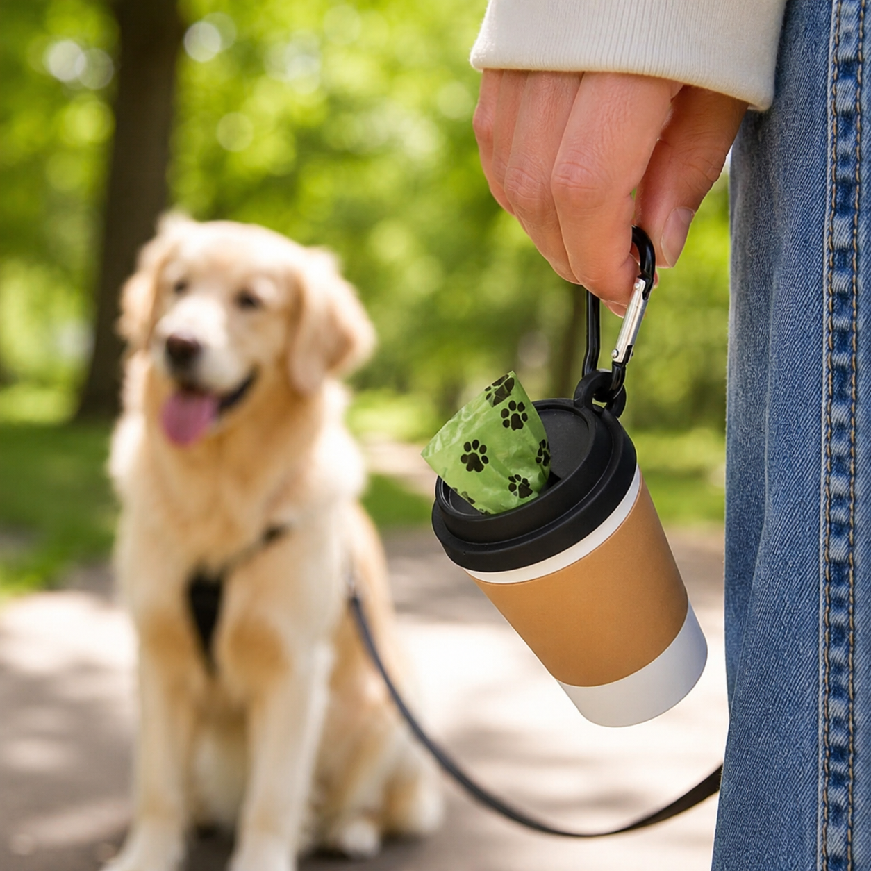 Pup Cup Poop Bag Holder