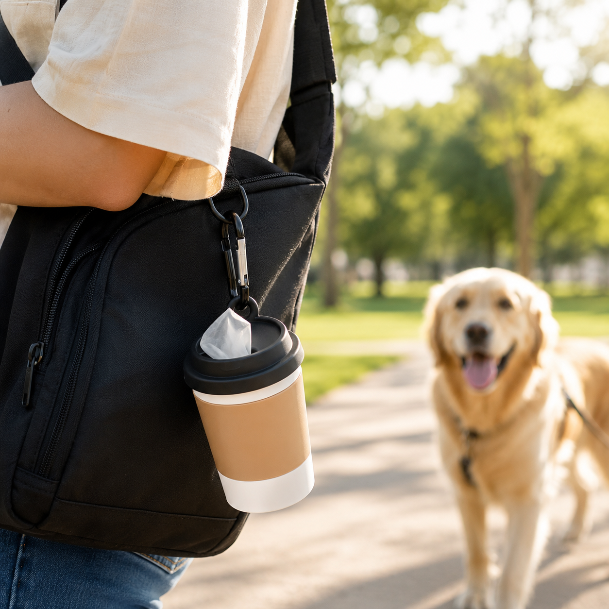 Pup Cup Poop Bag Holder