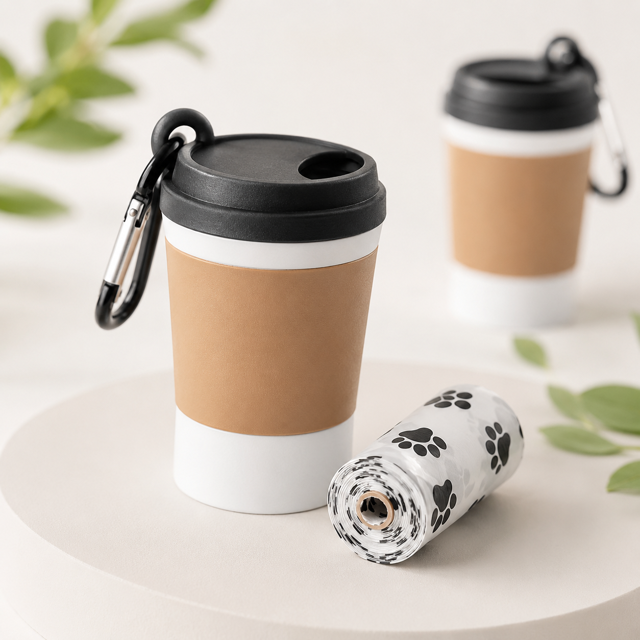 Pup Cup Poop Bag Holder