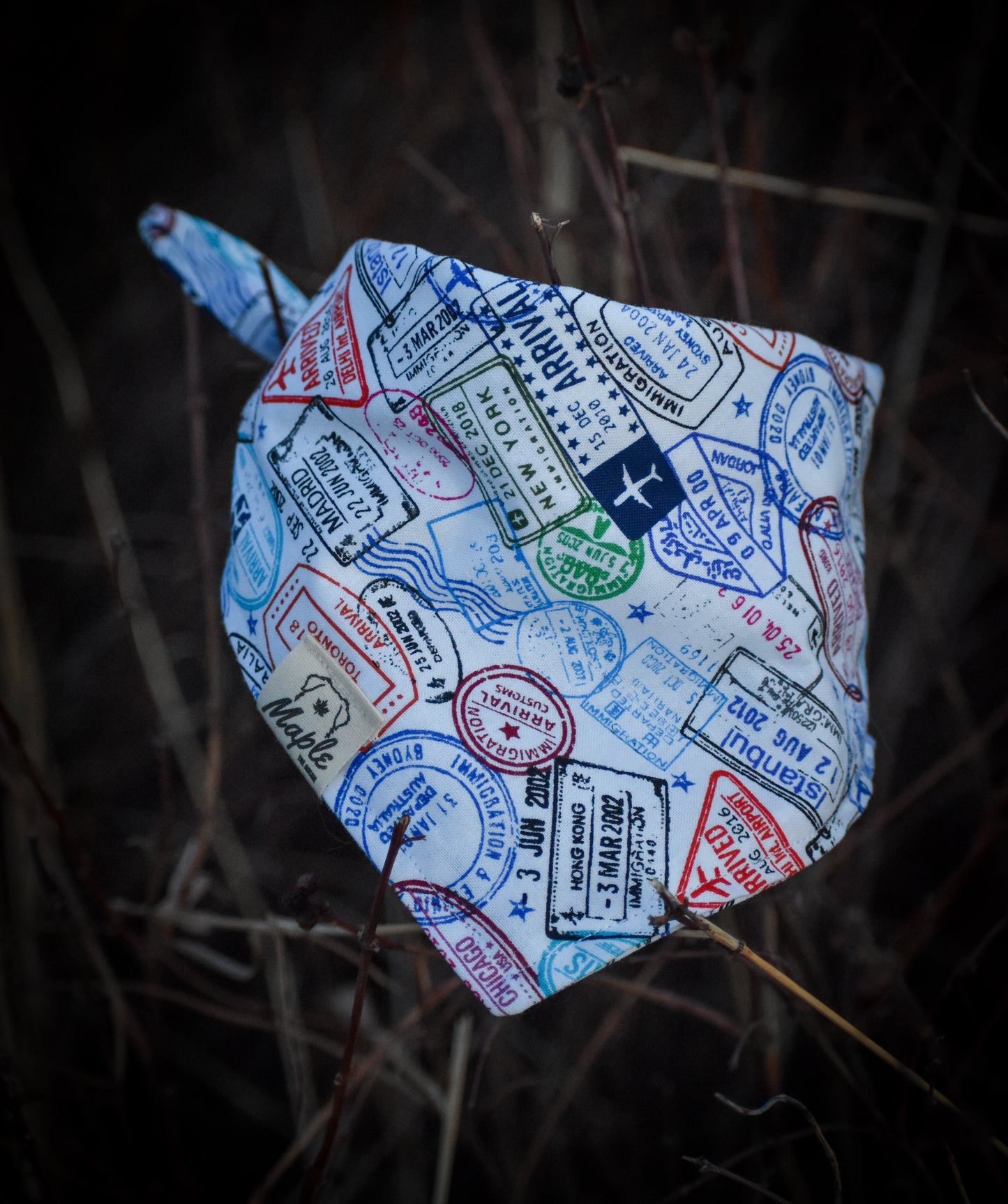 Maple's Passport Bandana