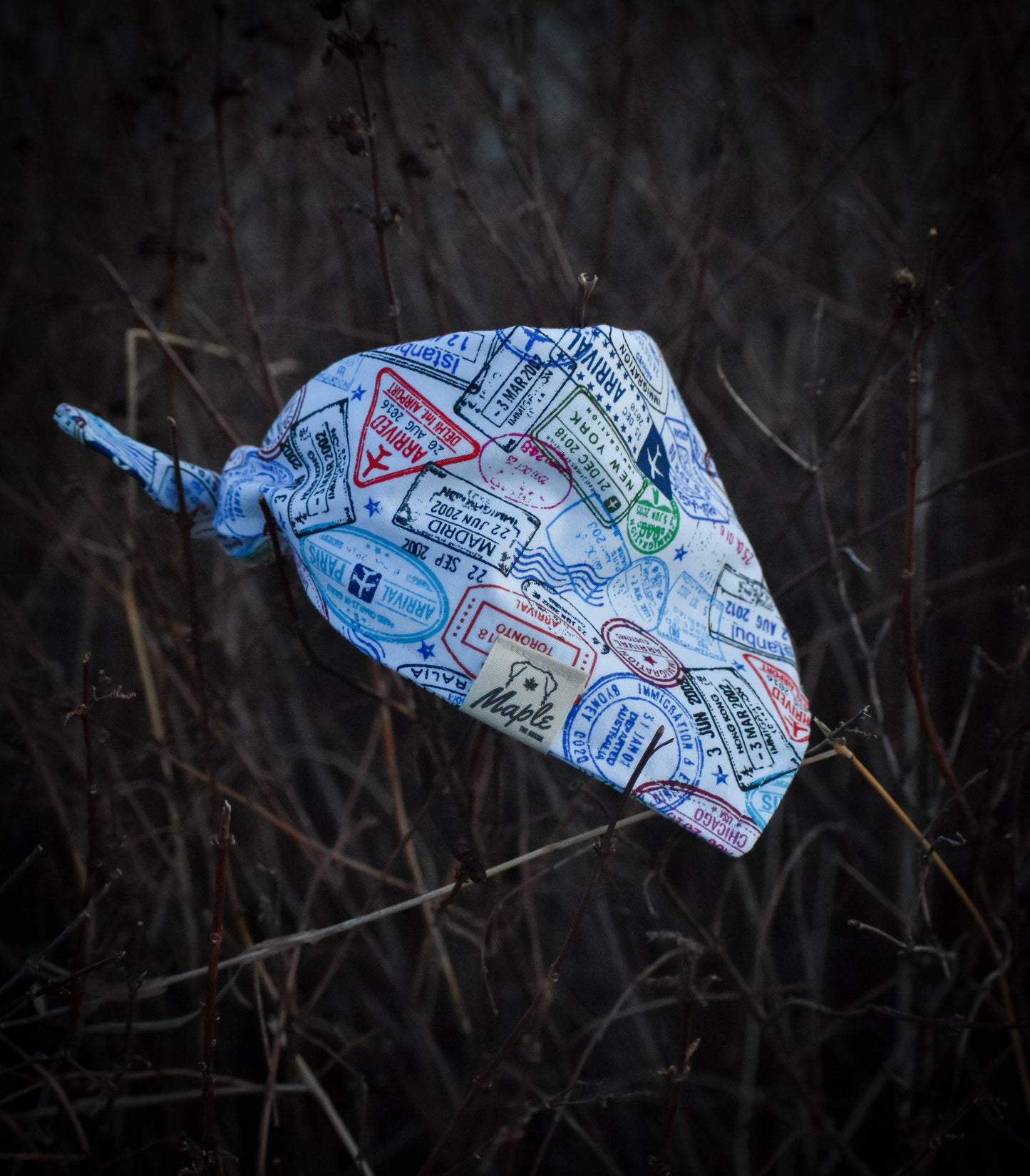 Maple's Passport Bandana
